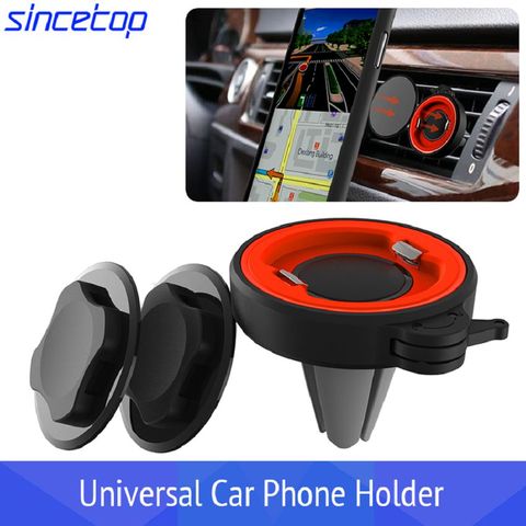 No Magnetic Car Phone Holder For iPhone In Car Air Vent Mount Universal Mobile Smartphone Stand Quick Mount  Support Cell Holder ► Photo 1/6