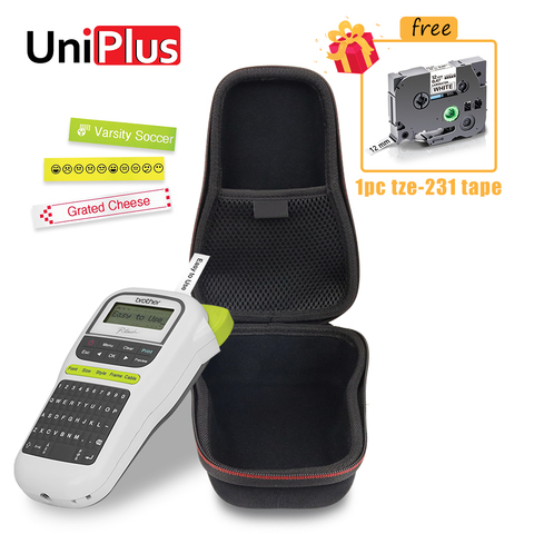 UniPlus Fit for Brother tze231 P-Touch H110 PT-H110 pth110 Label Maker Case Carrying Protective Box Portable Travel Business Bag ► Photo 1/6