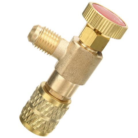 R410A Refrigeration Air conditioning Valve Safety Adapter 1/4