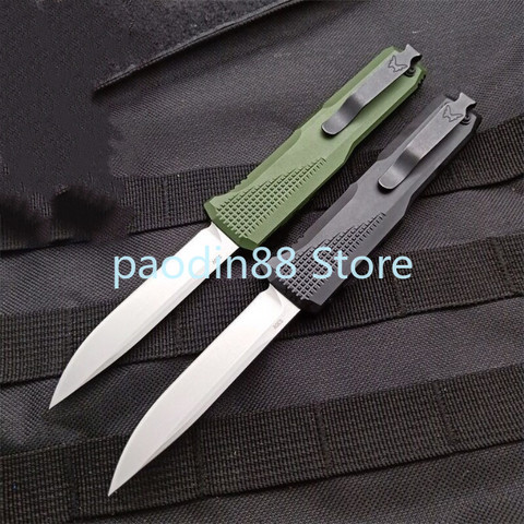 Straight Opening Knife BM4600 4600 6061 T6 Aluminum Alloy Handle S30V Blade Folding Pocket Knife Camping Hiking ► Photo 1/6