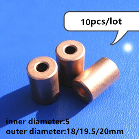 10 Pcs/lot Inner Diameter 5mm Outer Diameter 13mm Lenght 18/19.5/20mm Bearing Copper Base Alloy Powder Metallurgy Copper Sleeve ► Photo 1/2