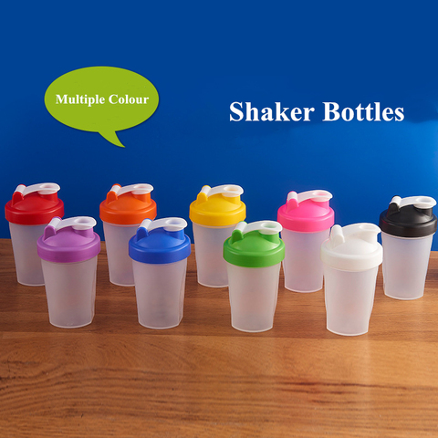 400ml Portable Shaker Bottle Leak Proof Lid Sports Gift Bottle With Stirring Ball Support Customization ► Photo 1/6