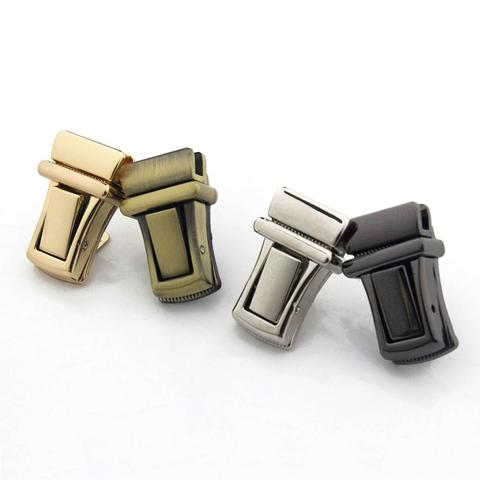 1pcs Metal Press Lock Tongue Lock Clasp Closure Parts Hardware for Bag Shoulder Handbag DIY Craft Closure Bag Parts Accessories ► Photo 1/6