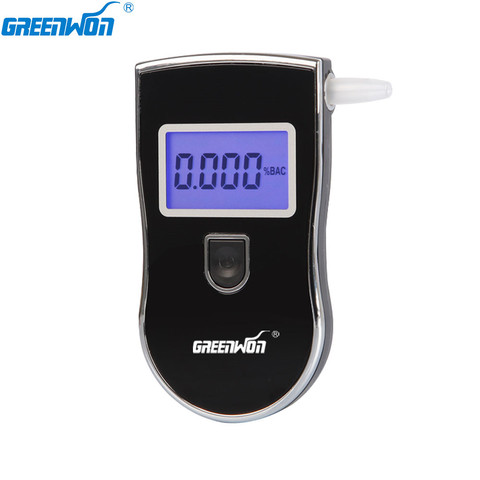 GREENWON Digital Breath Alcohol Tester Breathalyzer  Alcohol Meter AT818 disposable breathalyzers ► Photo 1/6