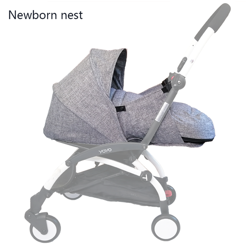 Baby Stroller Birth Nest Newborn Sleeping Bag Stroller Accessories For Babyzen yoyo+ Yoya Babytime Carriages Winter Basket ► Photo 1/6