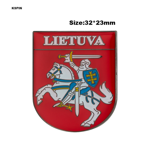 Lietuva Metal Badge Lapel Pins Brooch Jewelry Rozet in Badges Pin ► Photo 1/6