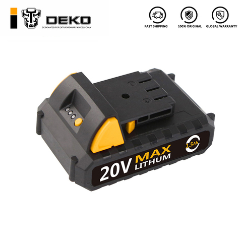 Lithium Battery Drill Deko, 20v Lithium Battery Deko