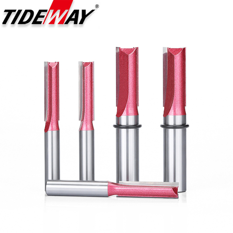Tideway Router Bit CNC Woodworking Tools 6mm 8mm Shank Industrial Grade Straight Bits Tungsten Carbide Milling Cutters for Wood ► Photo 1/6