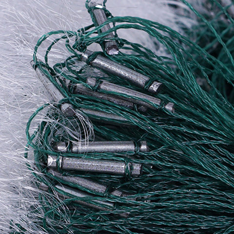 Single-layer Fishing Sticky Net Professional Single Casting Net Silk Line Fishing Net Fishing Tools (Single-layer 0ne Finger) ► Photo 1/6