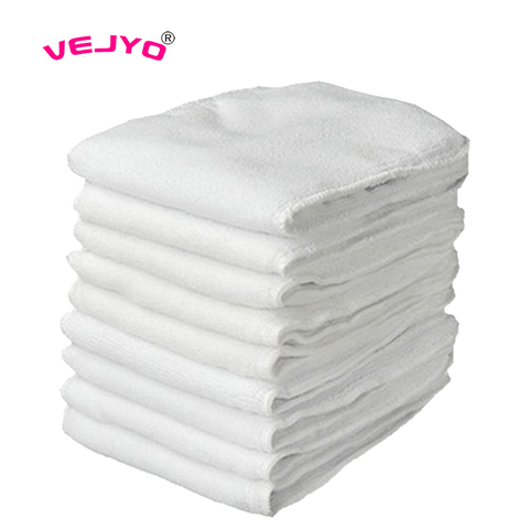 2pcs Washable Adult Diaper Inserts Reusable 4 Layer Microfiber Insert Breathable Teenage Cloth Diaper Nappies Super Absorbency ► Photo 1/6