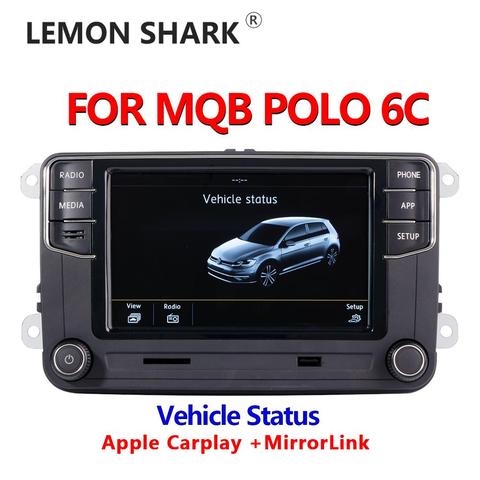 MIB Car Radio Carplay Mirrorlink New RCD330 RCD360C 187B 280D 280E Radio Vehicle Status Display Only For VW MQB POLO 6C Car ► Photo 1/6