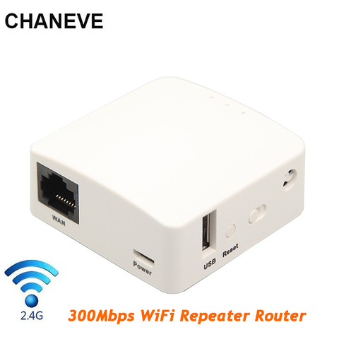 CHANEVE 802.11n WiFi Extender Access Point 300Mbps Wireless WiFi Repeater Wi-fi Extender Range Signal Boosters Network Amplifier ► Photo 1/5