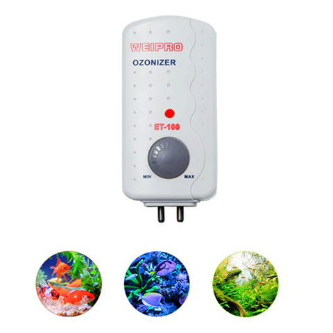 220V Adjustable Aquarium Ozone Generator Fish Tank Ozonizer Ozone Sterilization Used With Air Pump Or Protein Skimmer ► Photo 1/6