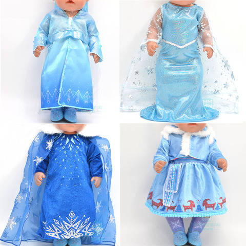 Baby clothes for doll for 43cm new born doll accessories Dresses cloaks boots shoes ► Photo 1/6