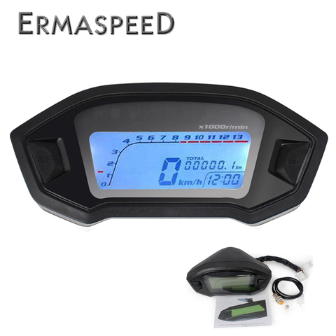 Motorcycle Speedometer Digital LCD 13000rpm Odometer Instrument Panel Dashboard for Yamaha nmax 125 xmax 125 250 300 Accessories ► Photo 1/1