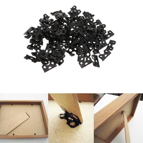 100pcs DIY Framing Supplies Folding Swing Table Bracket Backboard Connection Hinge art photo Support Stand Leg Feet Fasteners ► Photo 1/6