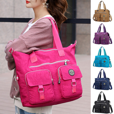 MAIOUMY Women's Multi-pockets Shoulder Bag New Fashion Portable Outdoor Travel Zipper Multi-functions Large Capacity Handbags #2 ► Photo 1/6