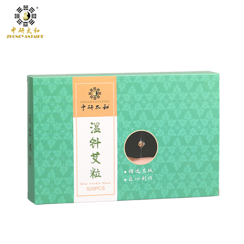 500PCS/Box High Quality Mini Moxa Sticks Moxibustion Roll Chinese Traditional Self Moxa Acupuncture Massage 16*12mm Small ► Photo 1/6