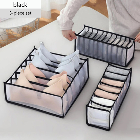 Folding Closet Organizer Panties And Socks Storage Boxes Wardrobe Clothes  Underwear Organizer Drawers Clothes Separator Boxes