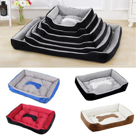 Non-slip Pet Dog Bone Bed for Small Medium Large Dogs Winter Warm Puppy Big Dog Home Cushion Bulldog Sofa Mat legowisko dla psa ► Photo 1/6