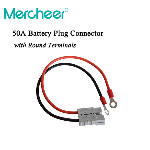 Extension cable with Anderson Connector/Clips/Ring terminal 2.5/4/6mm2 30/45/60A PV Wire for Car Battery and Solar panel connect ► Photo 1/3