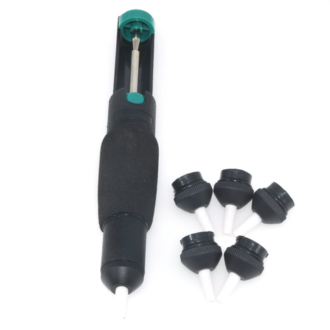 Powerful Desoldering Pump Suction Tin Vacuum Gun Welding Solder Sucker Tool with Extra Nozzle ► Photo 1/6