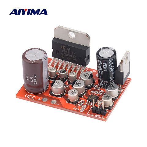 AIYIMA TDA7377 Power Amplifier Board 35Wx2 Stereo Amp Sound Amplifiers NE5532 Preamplifier DIY Home Theater ► Photo 1/6