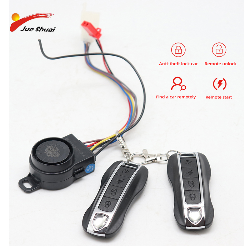 Remote Control Electric Scooter Alarm Security System Moped Antitheft Alarm 