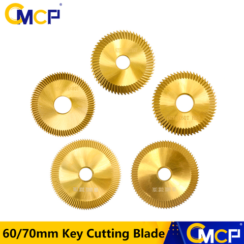 CMCP 1pc HSS 60mm/70mm Key Cutting Machine Blade For Duplication Key Machine Milling Cutter Key Cutting Blade Locksmith Tool ► Photo 1/6