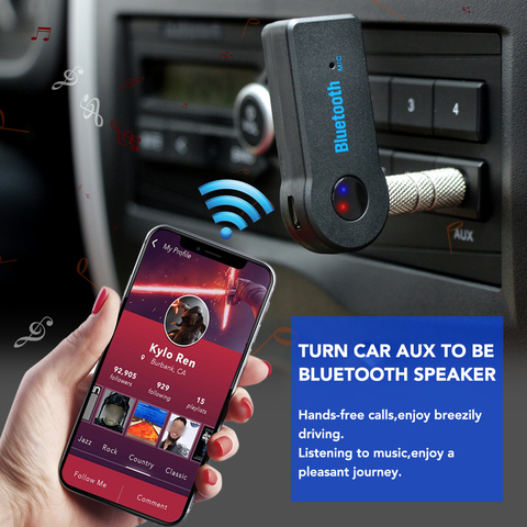 AUX Audio Music Car Bluetooth Receiver For Skoda octavia a7 a5 2 rapid fabia superb Seat leon ibiza Mazda 3 6 cx-5 ► Photo 1/6