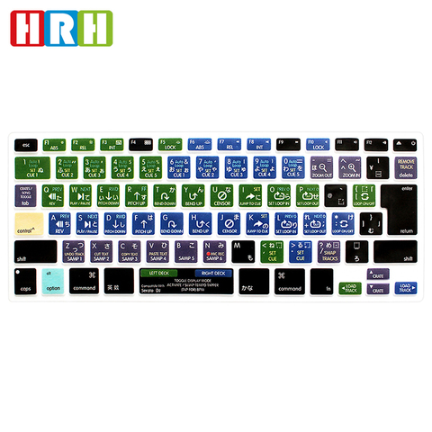 HRH Serato DJ  Functional Japanese Silicone Keyboard Cover Skin Protective Film For Macbook Air Pro Retina 13