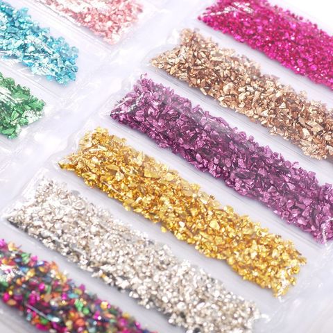 17 Colors/Set DIY Crafts Nail Art Decorations Broken Glass Stones Crystal UV Epoxy Resin Filler Jewelry Making Fillings dropship ► Photo 1/6