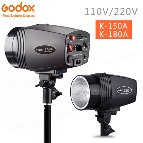 GODOX K-150A K150A K180A K-180A 180WS 150Ws Portable Mini Master Studio Flash Lighting Photo Gallery Mini Flash 110 v/220 v ► Photo 1/6
