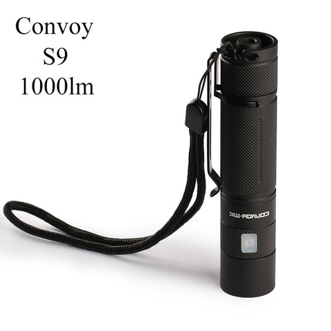 Convoy S9 Flashlight Linterna Led Cree xml2 USB Rechargeable 18650 Flash Light 1000lm Lanterna 2500mA Camping Fishing Torch ► Photo 1/6