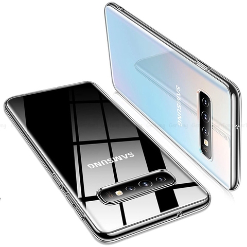 Phone Bag Cover For Samsung Galaxy S10 Case Ultra Thin Clear Soft TPU Case For Samsung Galaxy S10 S10e S10+ S 10e Fundas Housing ► Photo 1/6
