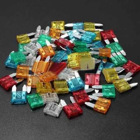 60Pcs 5/10/15/20/25/30A Assorted Auto Car Truck Standard Mini Blade Fuses Kit Accessories ► Photo 1/6