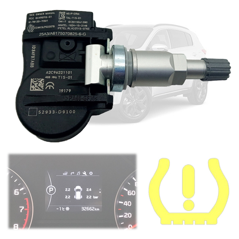 Tire Pressure Monitor Sensor 52933-D9100 For Kia Sportage QL 2022 Cadenza Picanto For Hyundai Grandeur i40 TPMS 52933D9100 ► Photo 1/5