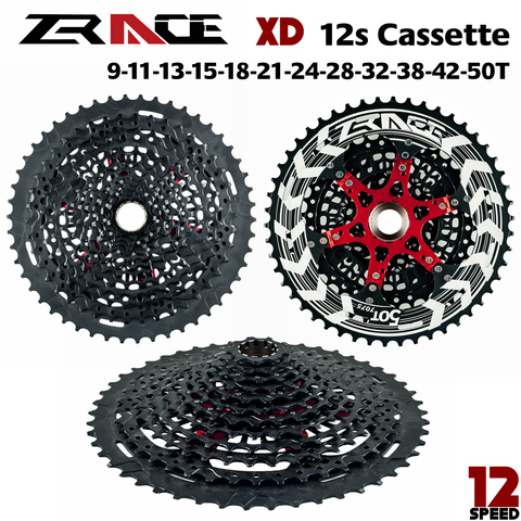 ZRACE ALPHA 12s XD Cassette 12 Speed MTB Bike Freewheel 9-50T - Black,Compatible SRAM XD freehub, XX1 X01 GX NX Eagle ► Photo 1/6