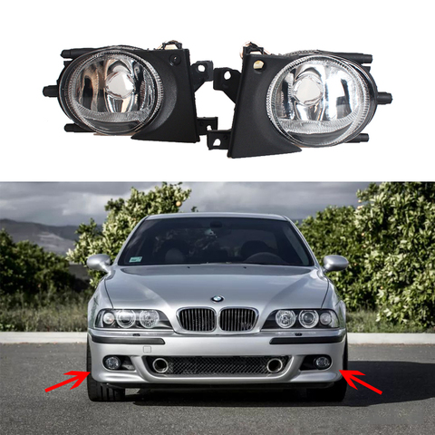 for BMW e39 Fog Lights headlight fog light 1999-2004 for e39 foglights headlights fog lamps without Bulbs front bumper fog lamp ► Photo 1/6