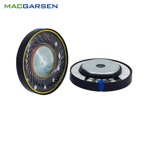 MACGARSEN 2PCS 40mm 16 ohm HIFI Headphone Headset Speaker Horn DIY Stereo Wireless Bluetooth Headset 0.05W Headphones Horns ► Photo 1/6