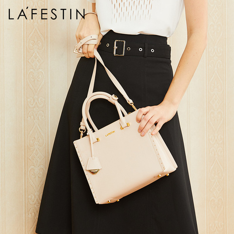 LA FESTIN brand women bag Retro luxury handbag shoulder bags ladies leather tote bag Multiple popular colors ► Photo 1/6