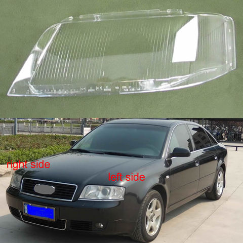 For Audi A6 A6L 1999 2000 2001 2002 Headlamp Cover Lamp Cover Headlight Transparent Lampshade Lamp Glass Headlamp Lens ► Photo 1/6