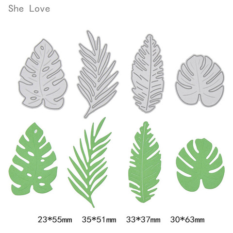 Chzimade Turtle Leaves Metal Cutting Dies For DIY Scrapbooking Photo Album Decorative Embossing Folder Stencil ► Photo 1/2