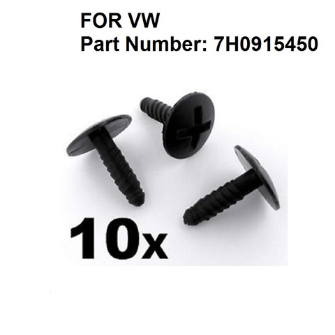 10x For VW Volkswagen T5 Transporter LT Headlight Engine Battery Grille Cover Screws 7H0915450 ► Photo 1/1