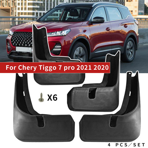 Mudguards For Chery Tiggo 7 pro 2022 4PCS Front Rear Fender Mud Flaps Guard Splash Flap Mudguard Car Accessories Decoration ► Photo 1/6