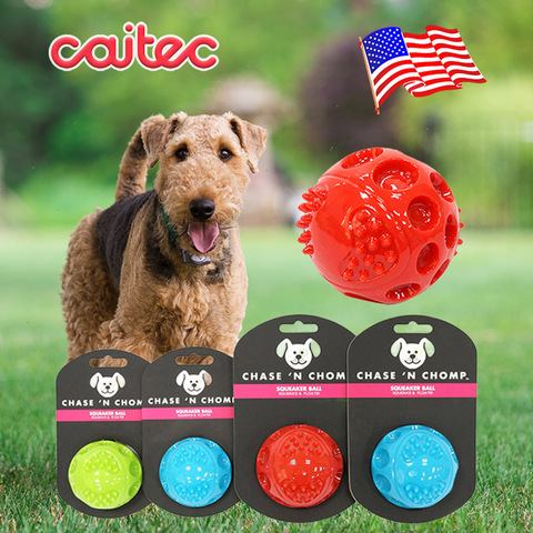 CAITEC Dog Toys Squeaking Bouncing Ball Durable Floatable Springy Pet Toys Squeaky Ball Bite Resistant for Small to Large Dogs ► Photo 1/6