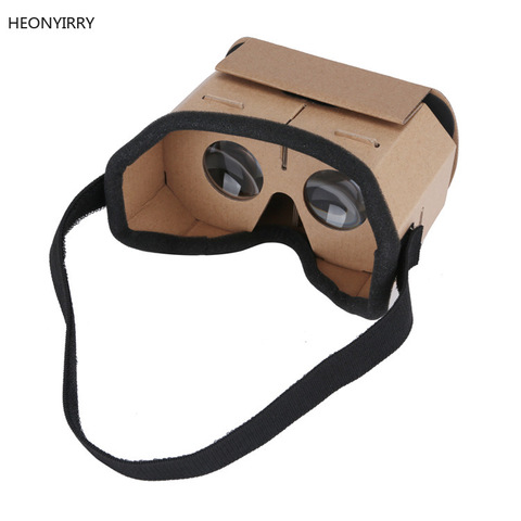 DIY Portable Virtual Reality Glasses Google Cardboard 3D Glasses 42mm lens VR glasses For SmartPhones For Iphone X 7 8 VR ► Photo 1/4