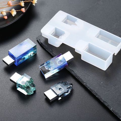 DIY Snow Mountain USB Resin Molds Set with 8G USB Driver Epoxy Resin Making Mold ► Photo 1/6