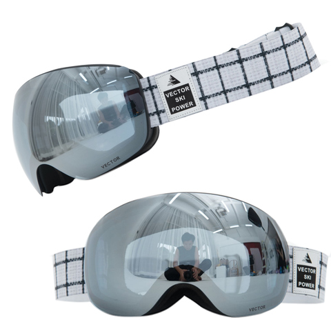 OTG Interchangeable Magnet Lens UV400 Anti-fog Coatings Ski Goggles Snow Glasses Men UV400 Anti-fog Coating Snowmobile Snowboard ► Photo 1/5
