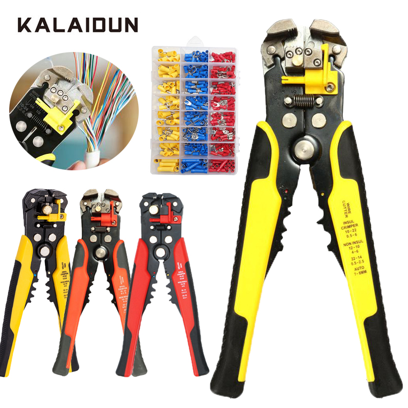 Electrical Crimping Tool Cable Cutter Wire Stripper Plier Cutting Multifunction 